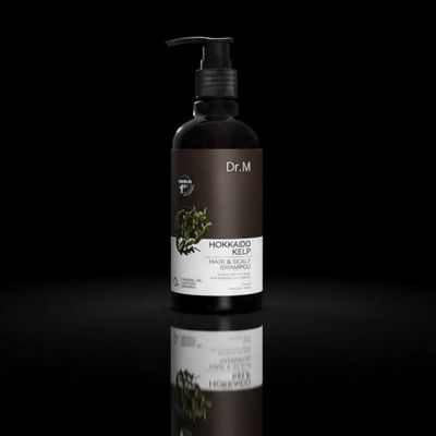 Hokkaido kelp hair and scalp shampoo bottle